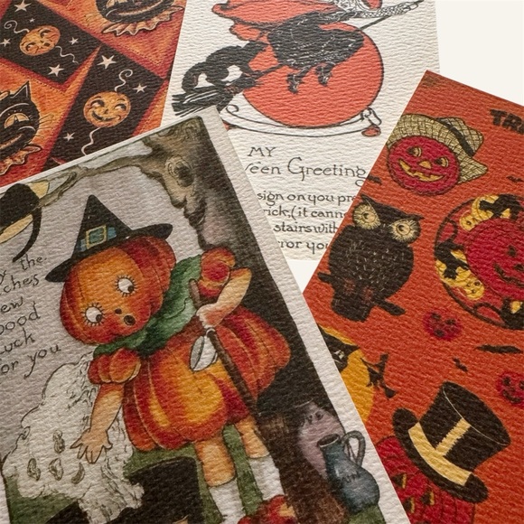 Kitschy Halloween Postcards - Picture 3 of 3